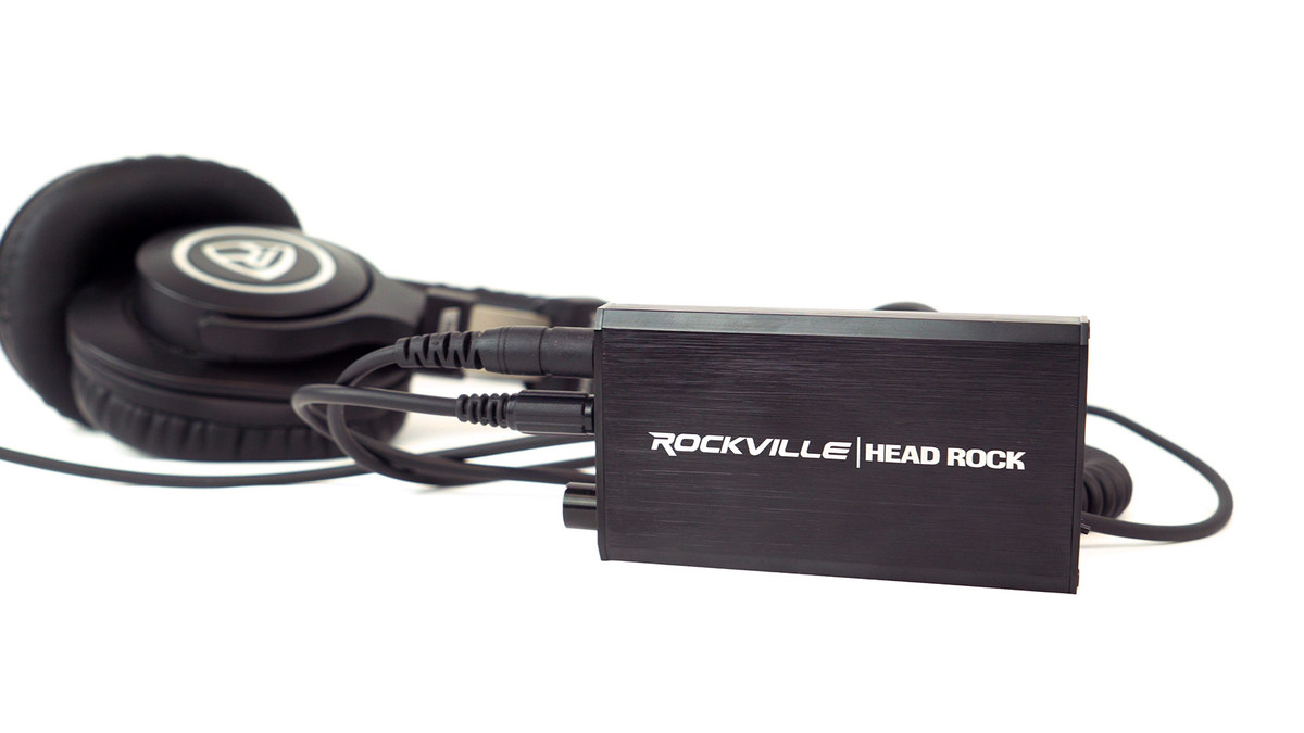 Rockville HeadRock Battery Powered 16 ohm 300 ohm Headphone Amplifier