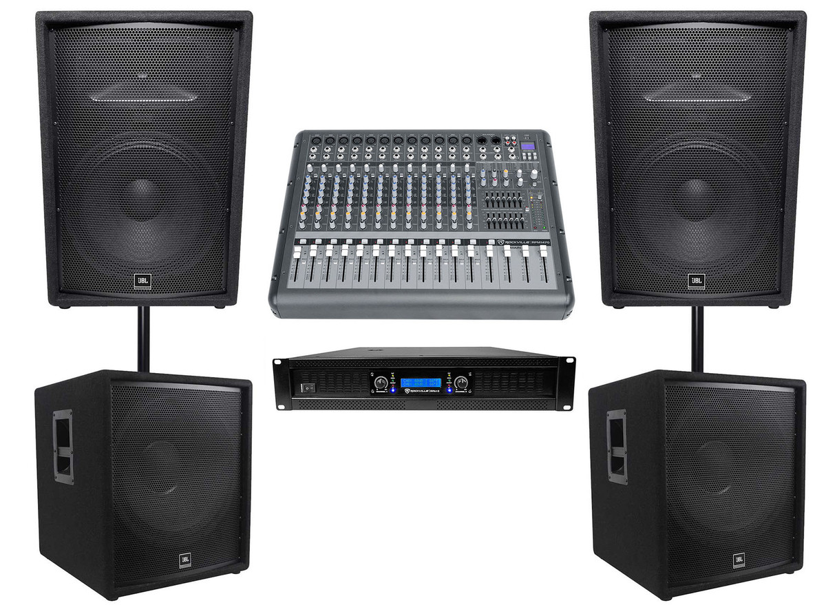 Dj Sound System Jbl Dj Amplifier 5000 Watts Jbl Dj Speaker Set At