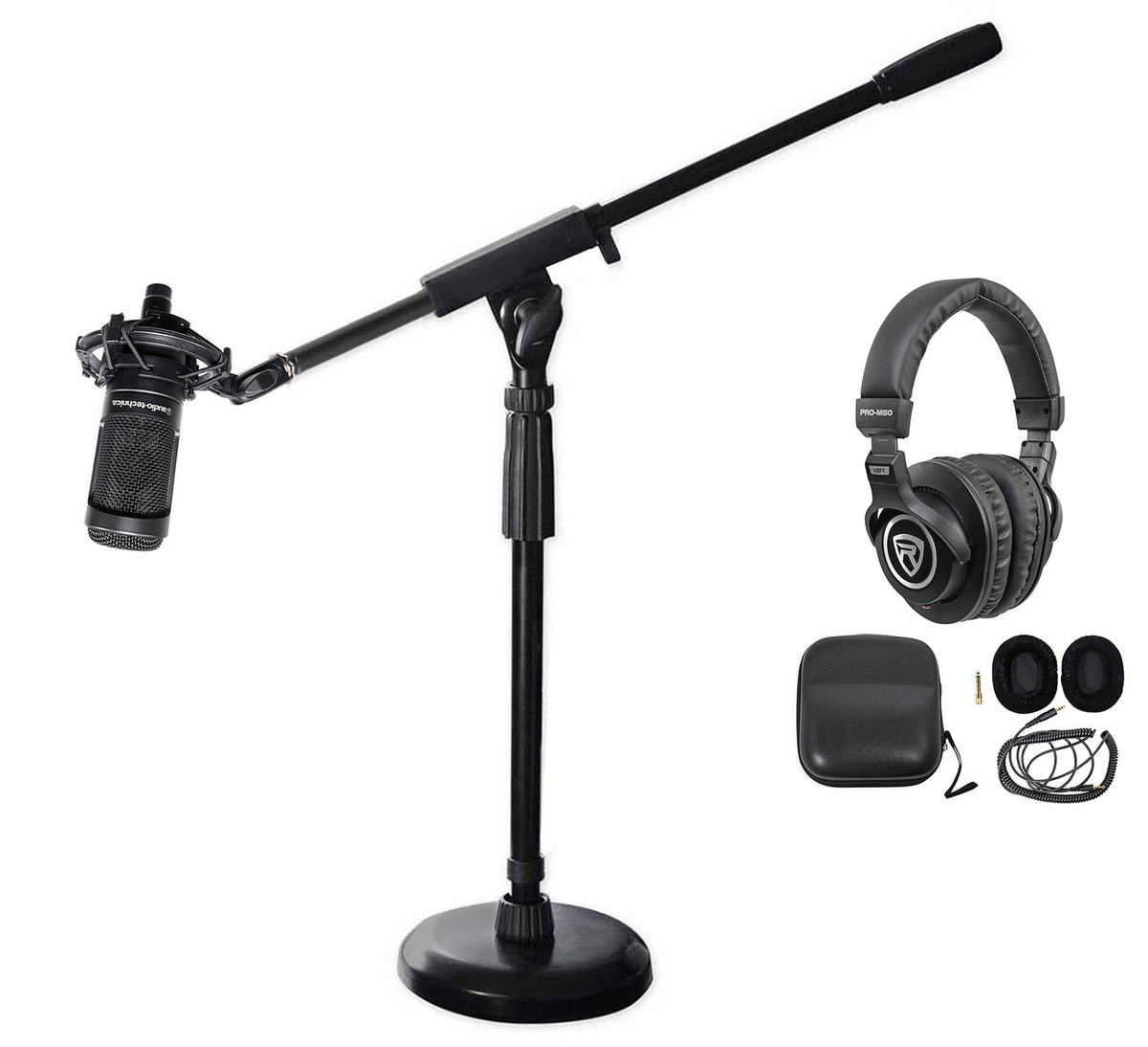 Audio Technica AT2050 Studio Condenser Recording Microphone Mic+