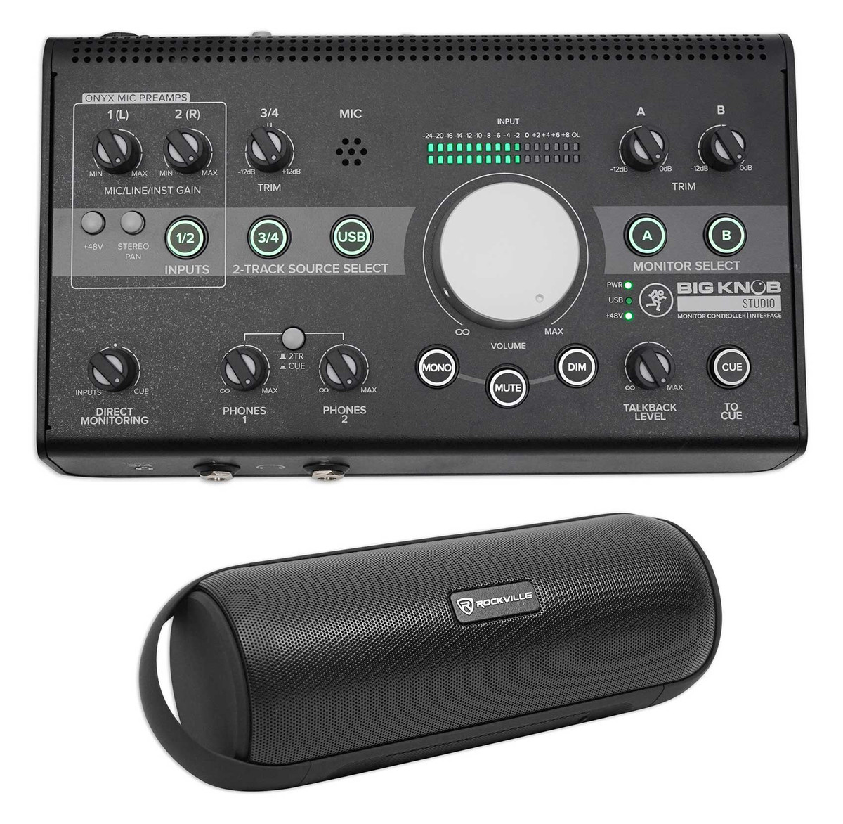 Mackie Big Knob Studio 3x2 Monitor Controller 96kHz USB I/O+