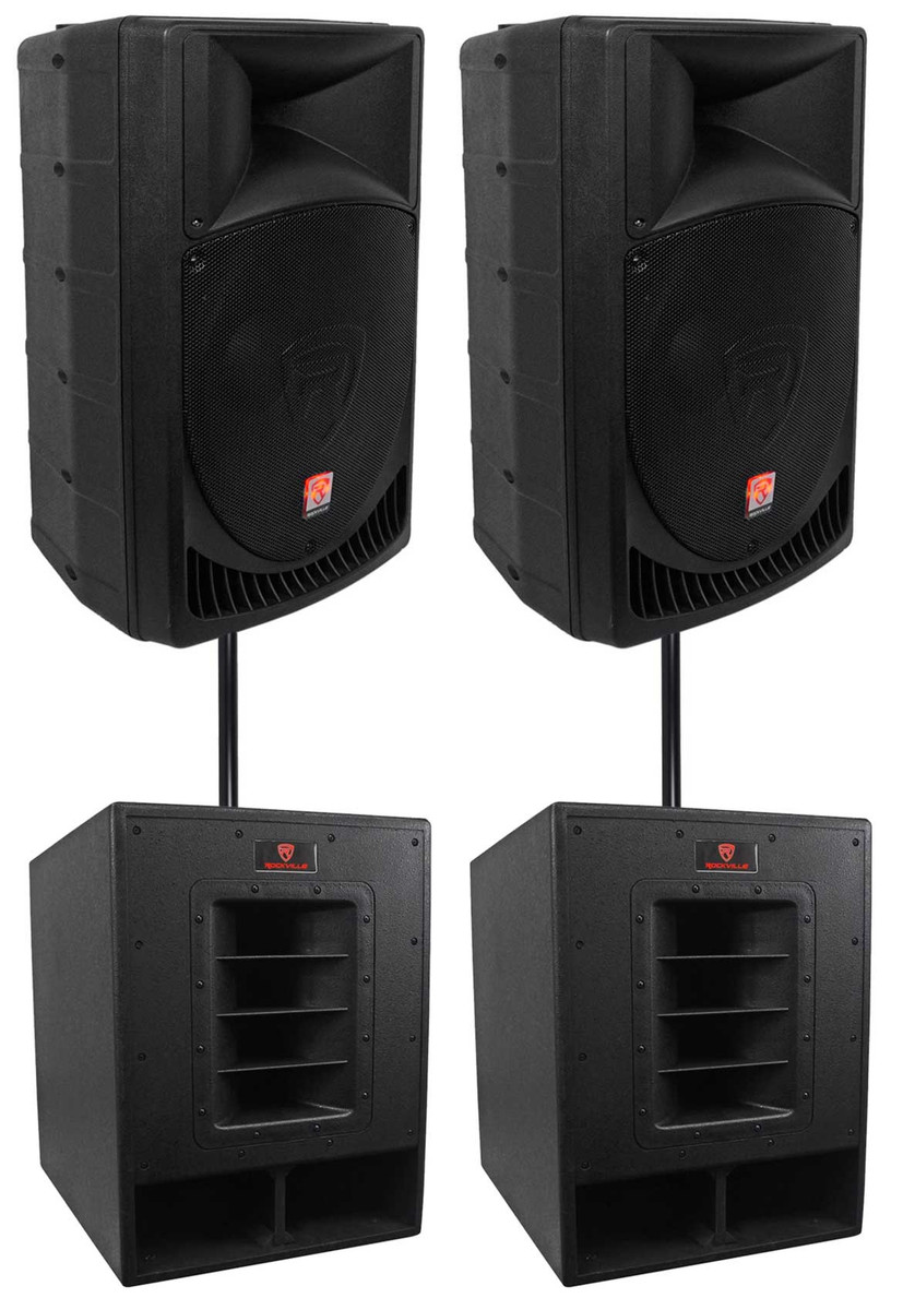 Rockville sales rpg15 speakers