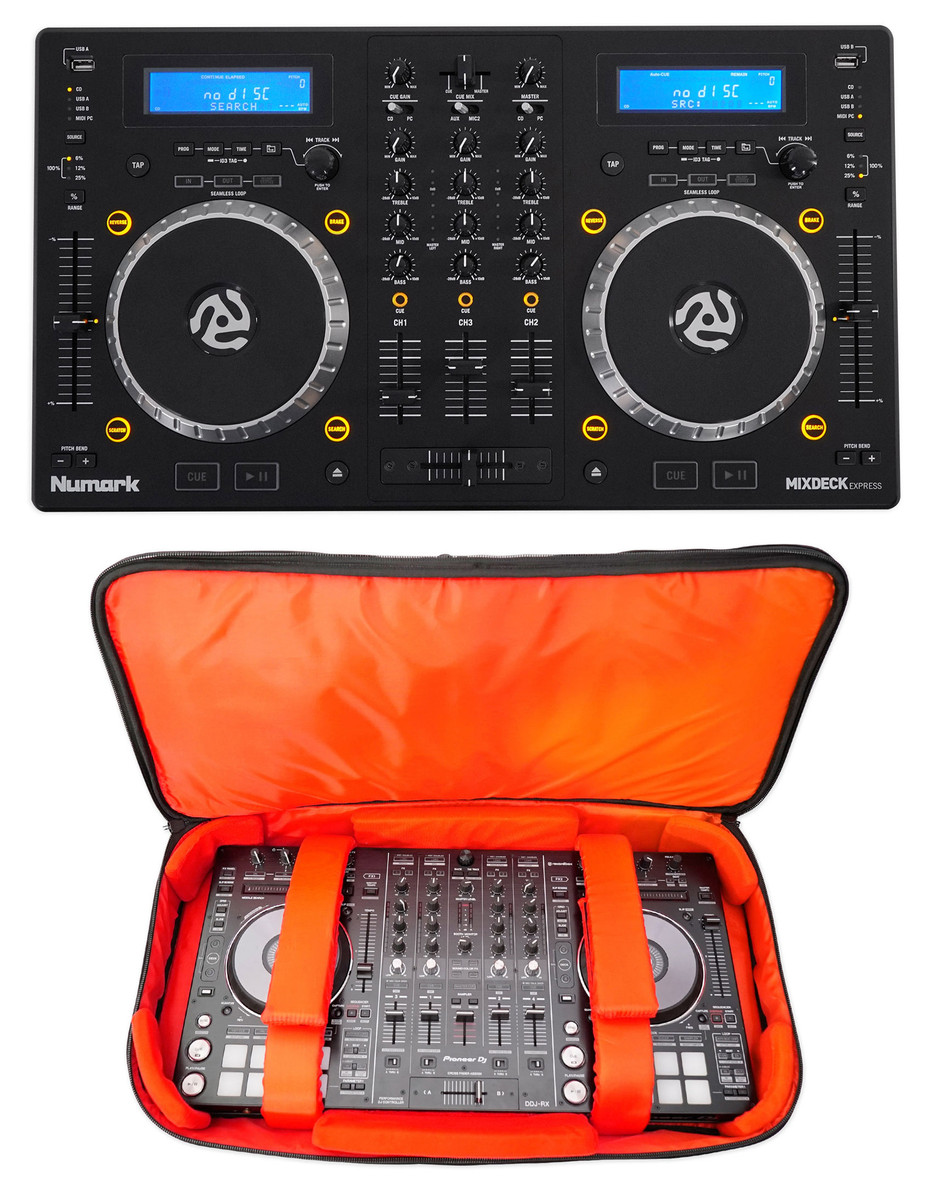 Numark Mixdeck Express Premium DJ Mixer/Controller + Travel