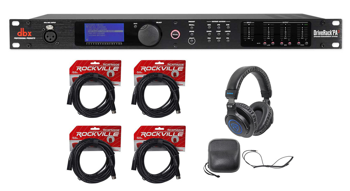 DBX DriveRack PA2 Sound Signal Processor Speaker Manage System+