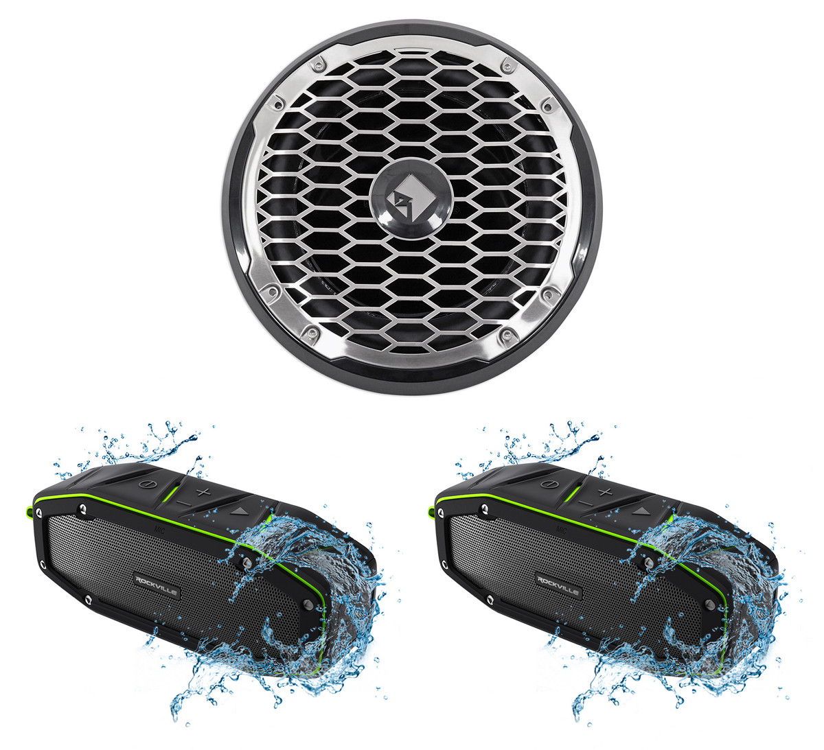 Rockford fosgate portable bluetooth speaker Clearance