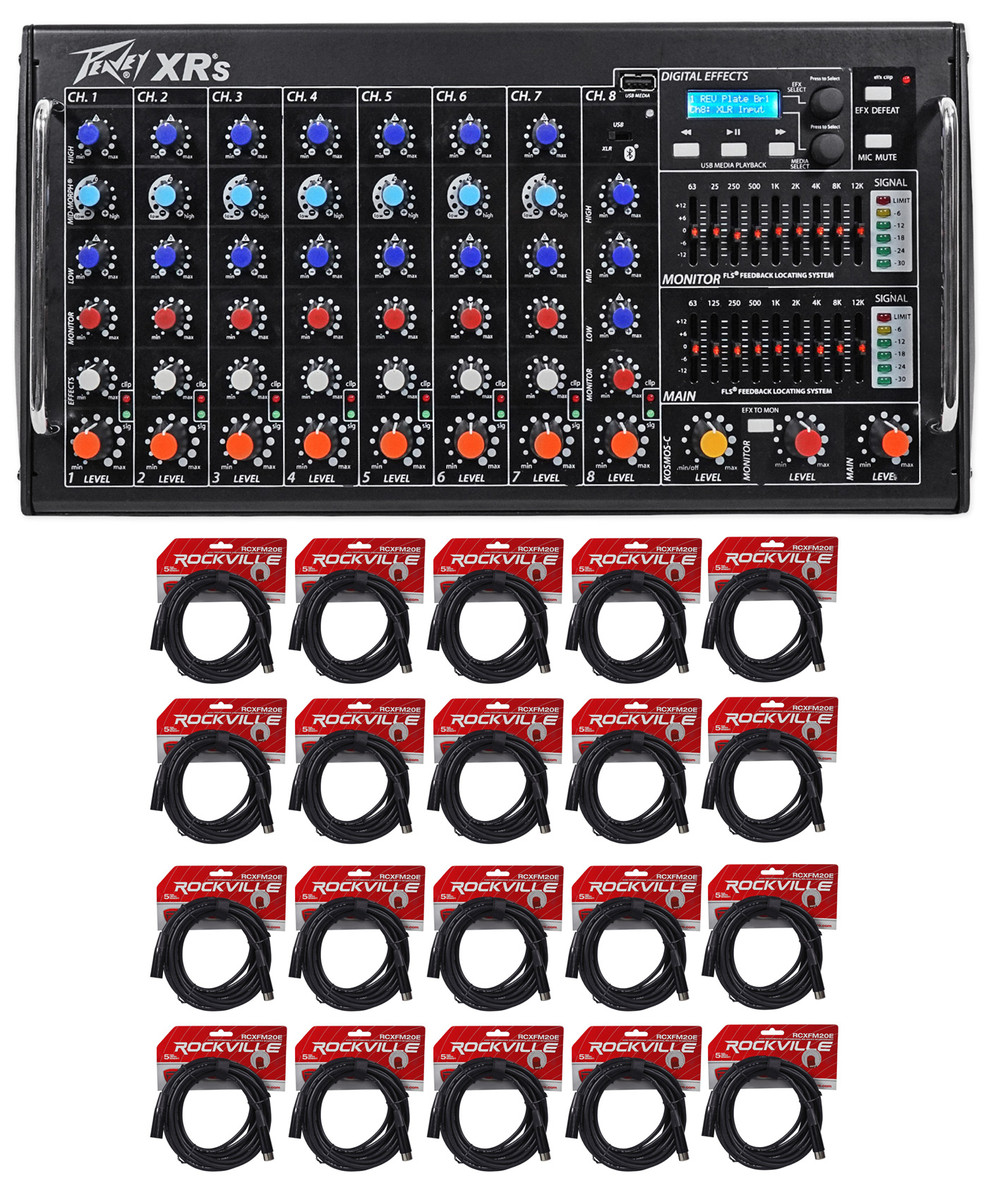 Peavey XRS 8-Channel Powered Mixer - Sound Productions