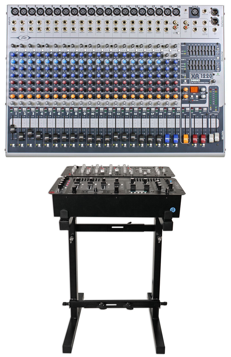 Peavey XR1220 20-Ch Powered Console Mixer 2x600 Watt XR1220P XR