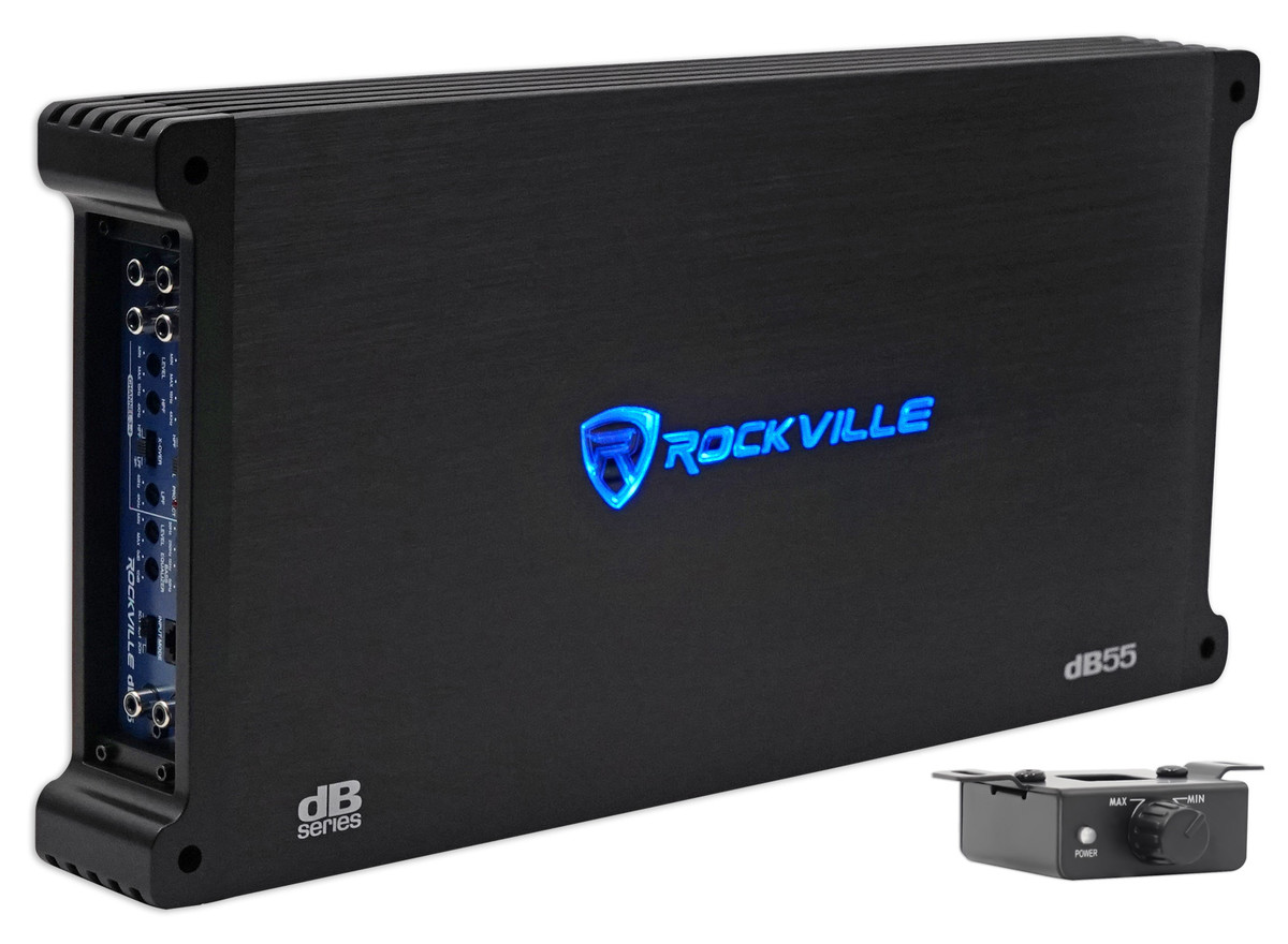 Stereo Subs And Amps Rockville DB55 4000 Watt/1000w CEA RMS