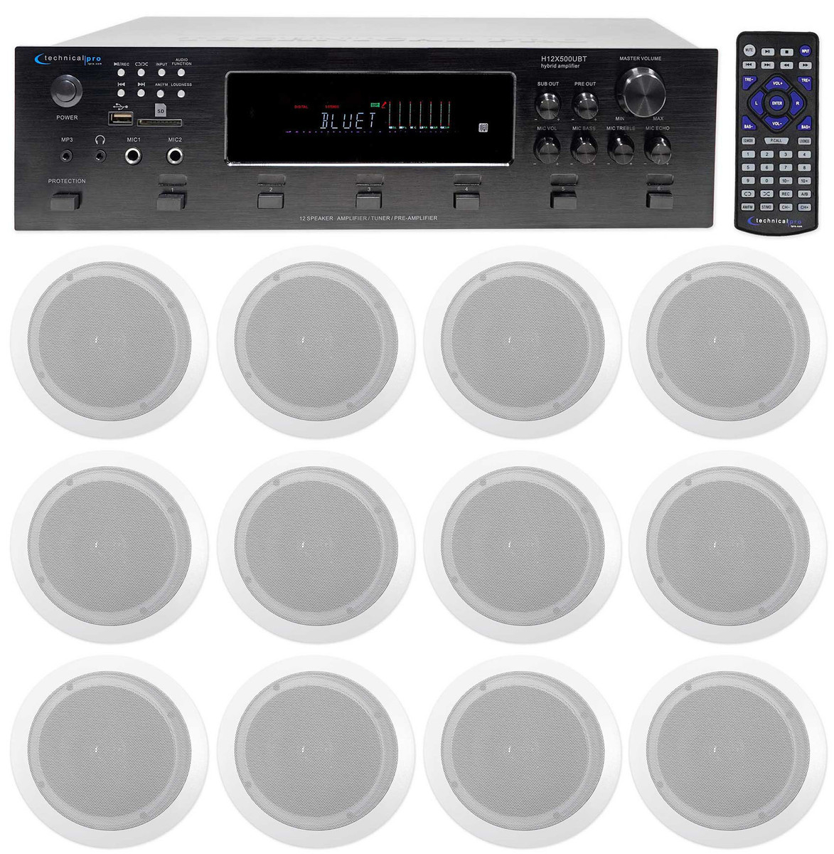 12 speaker receiver