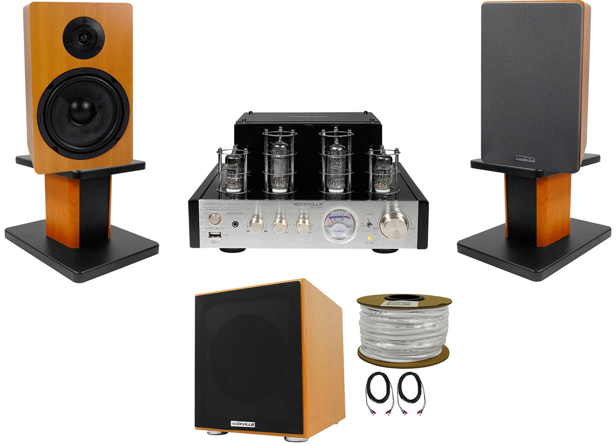 Rockville BluTube v2 70w Tube Amplifier/Home Theater Stereo - Main Image