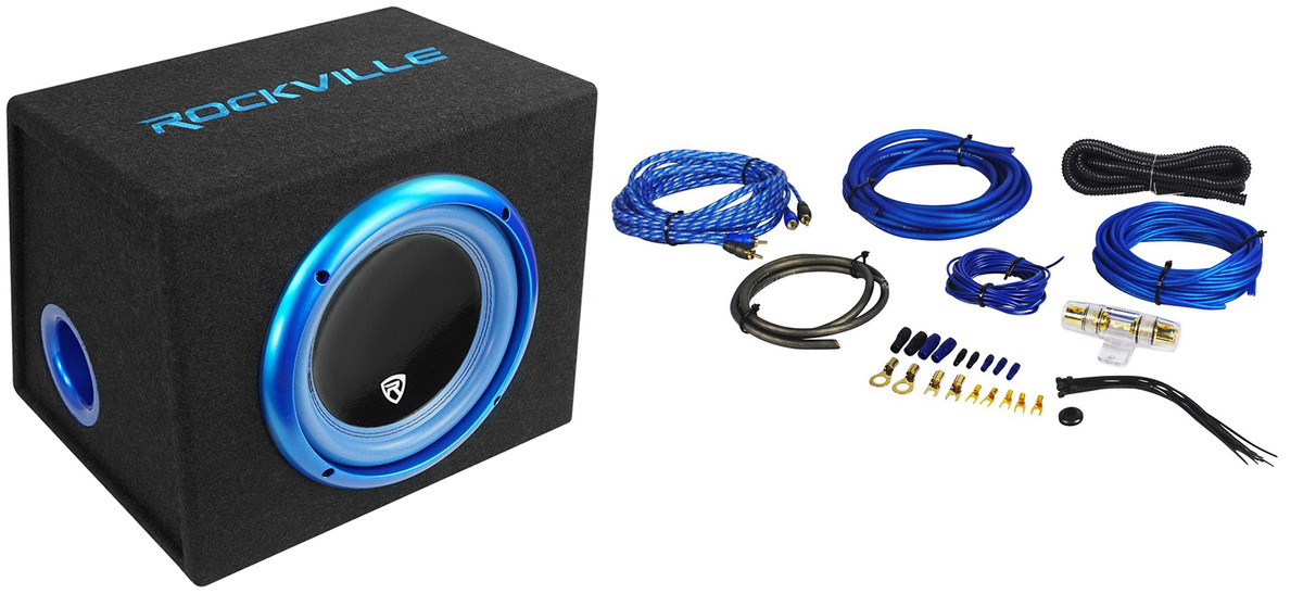 rockville 10 sub with built in amp