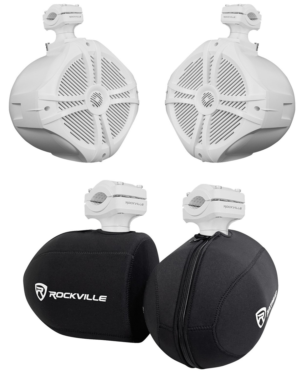 Rockville RWB70W White 360° Swivel Marine Wakeboard