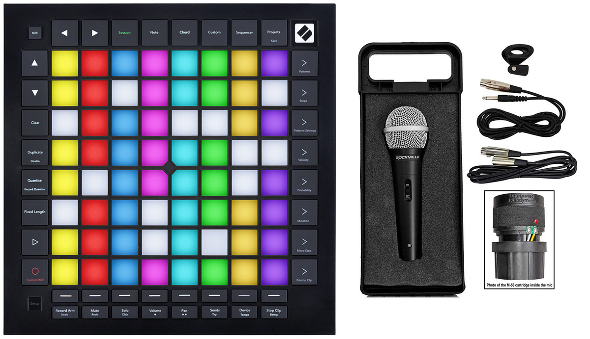 Novation Launchpad Pro MK3 Ableton Live USB MIDI RGB 64-Pad DJ  Controller+Mic 349.99