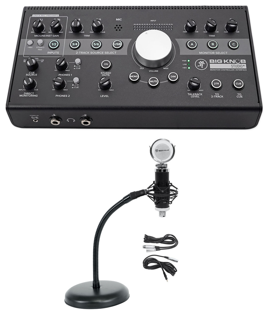 Mackie Big Knob Studio + Plus Monitor Controller Interface +
