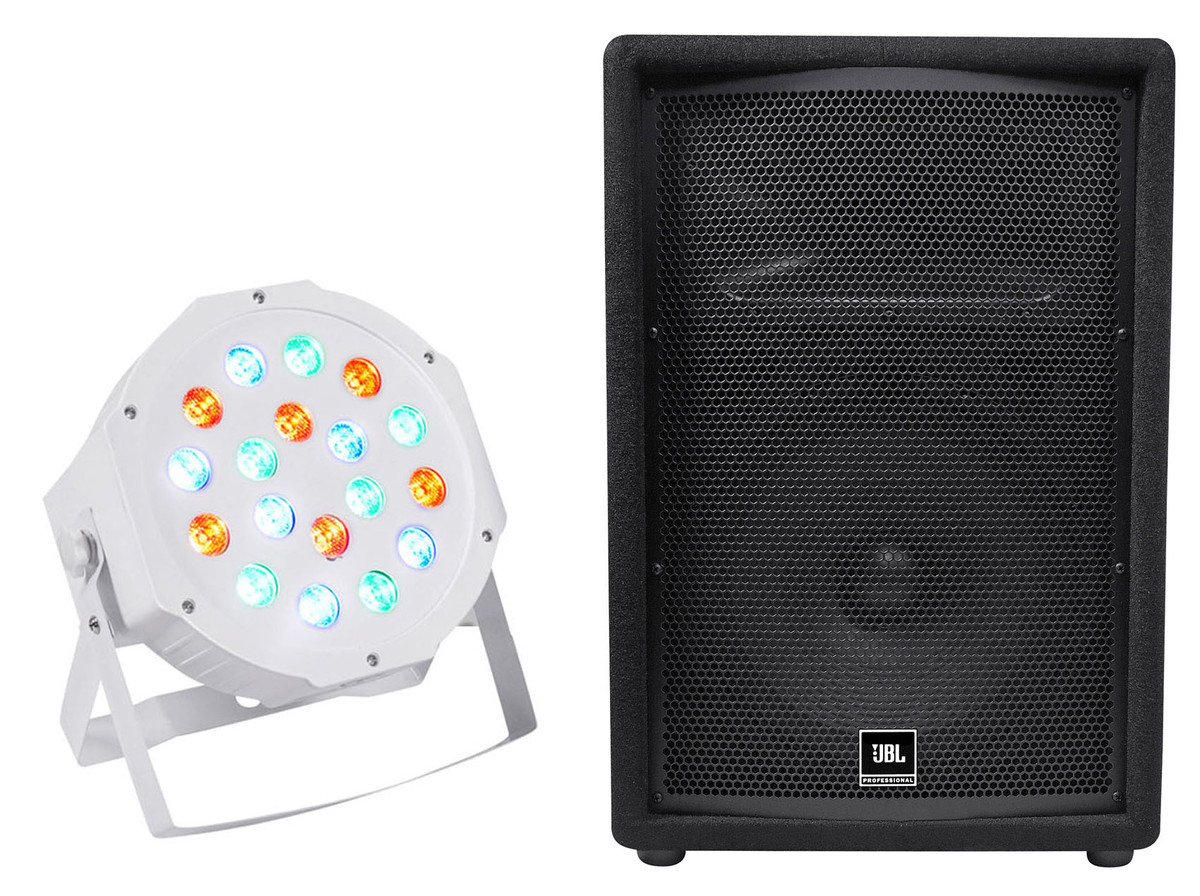 JBL Pro JRX212 12 1000 Watt Pro Passive PA/DJ Speaker 8 Ohm JRX 212 +Wash  Light - Rockville Audio