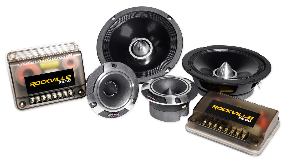 Rockville hot sale component speakers