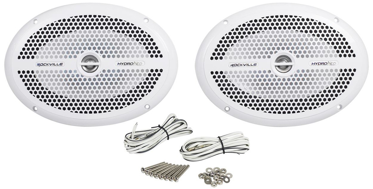 Dual MGH30BT Marine Digital Media Stereo + (4) 6x9 Rockville Marine