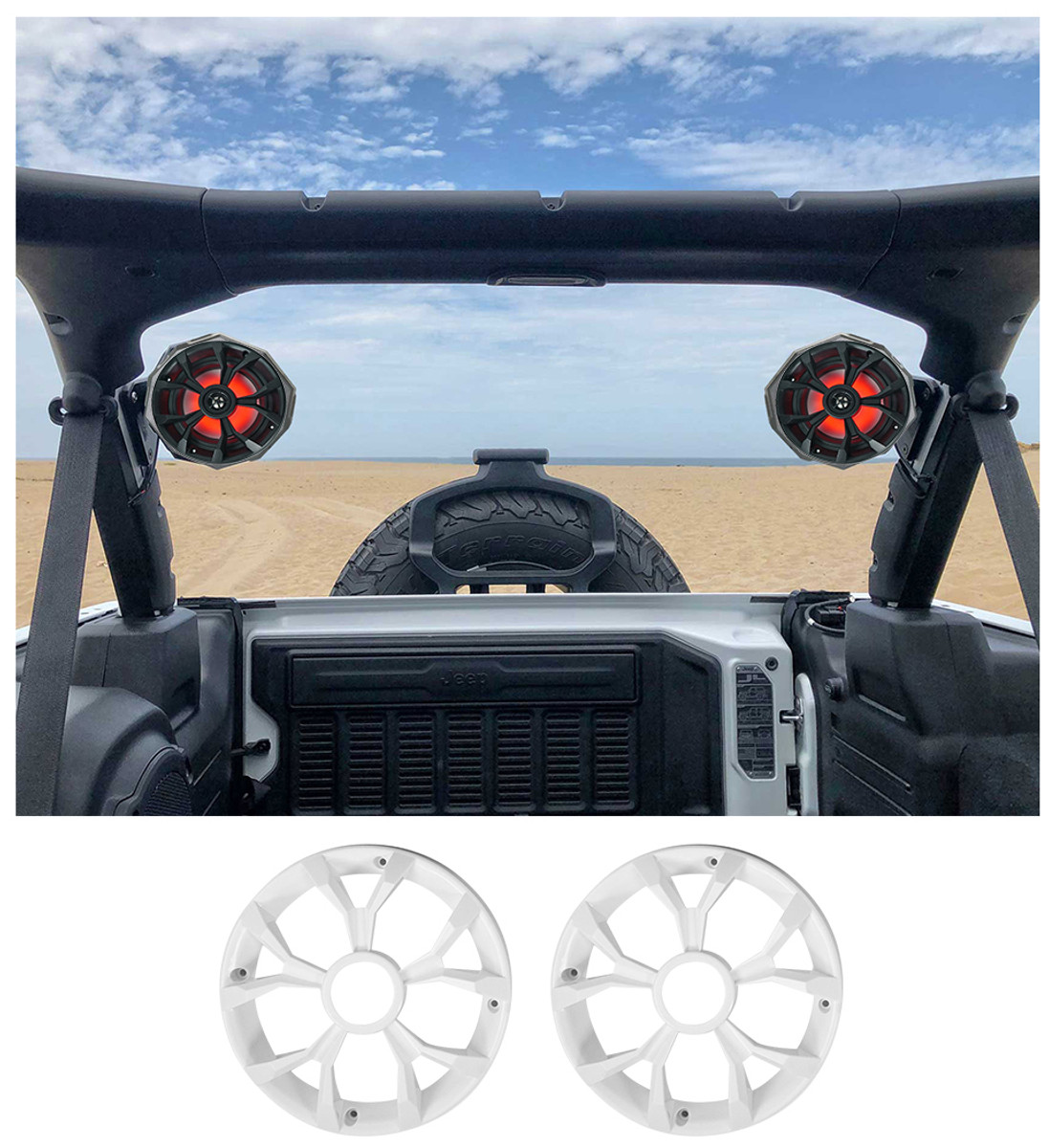 Marine speakers sales for jeep