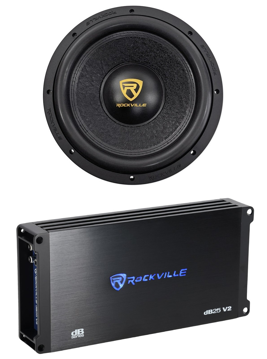 Rockville dB25 2800 Watt/1400w RMS Channel Amplifier Car Stereo