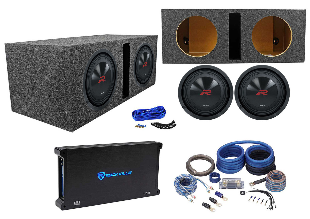 2 10 inch subs deals with box and amp