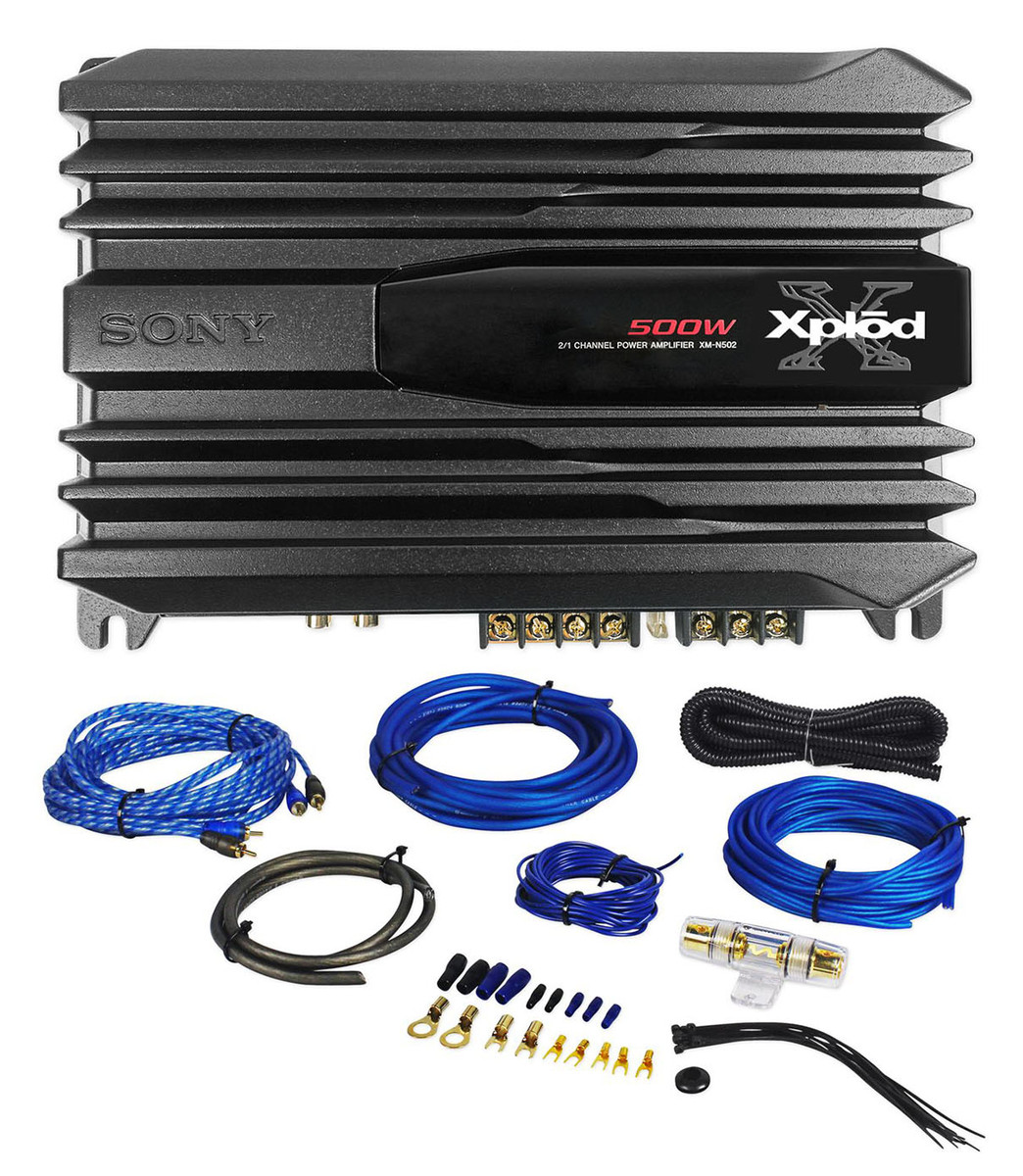 Amplificador Sony XM-N502//Q MX3 de 500 W