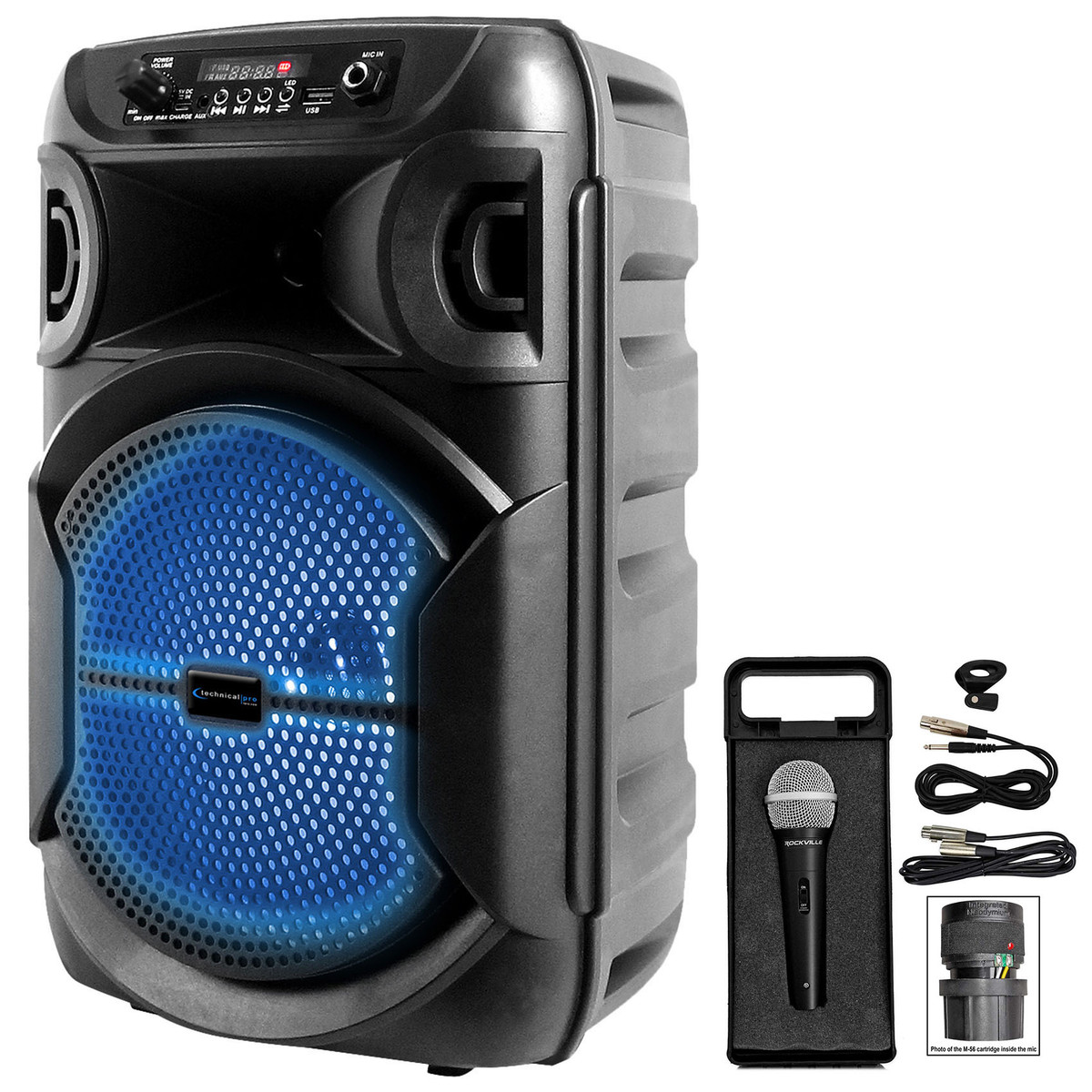 led party speaker