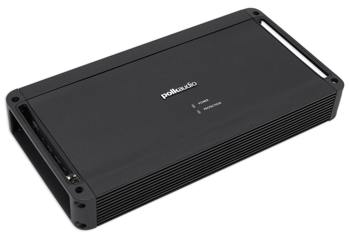 Polk Audio PAD1000.1 Mono 1200 Watt RMS 1Ohm Car Amplifier+Amp Kit PA