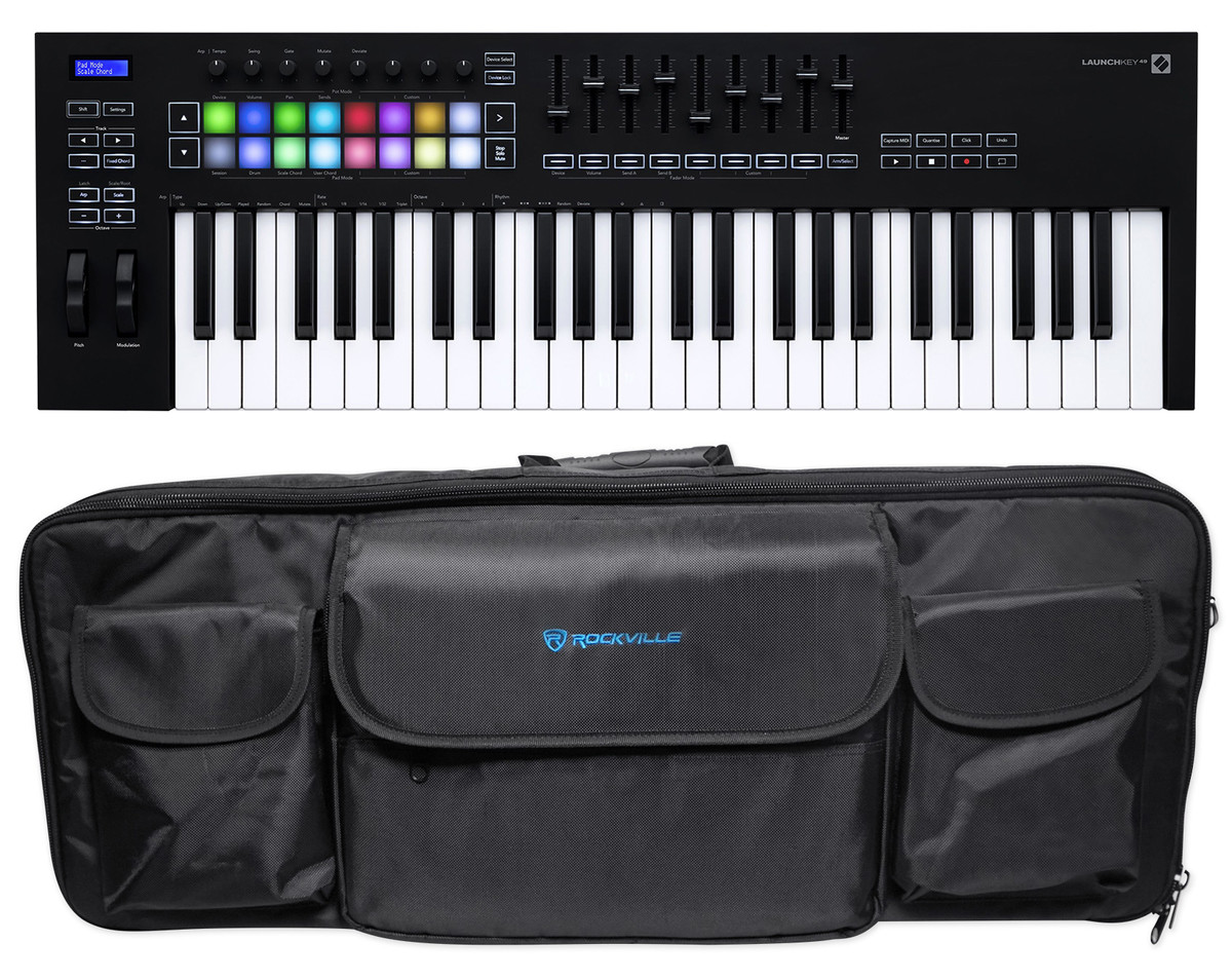 Novation Launchkey 49 MK3 49-Key USB MIDI Ableton Live Keyboard  Controller+Bag