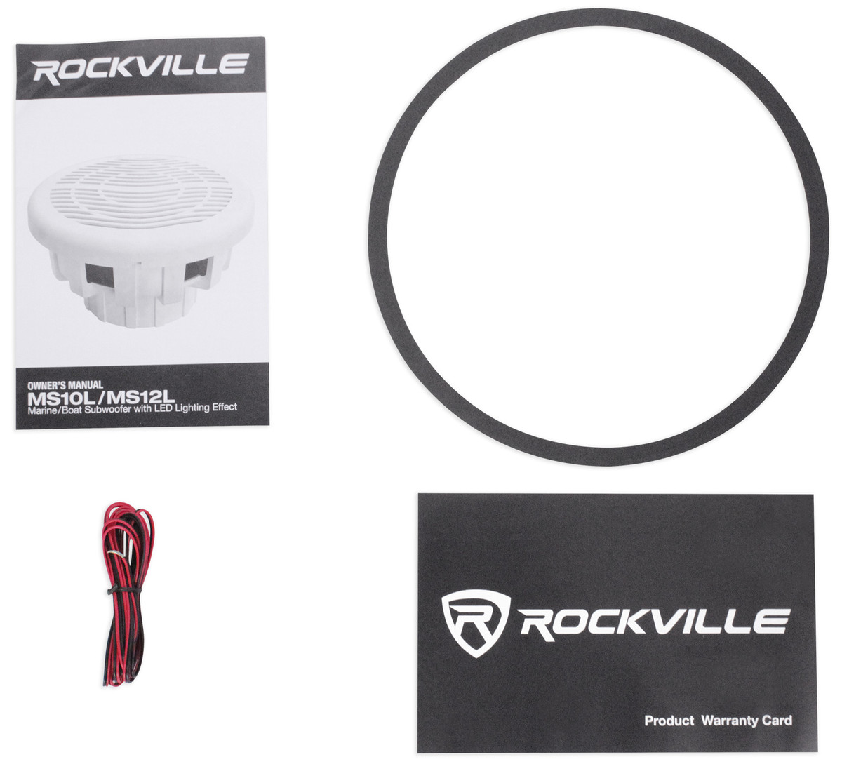 Rockville MS10LB 10-in Black Boat 2400-Watt Peak / 600-Watt RMS Free - Foto 4