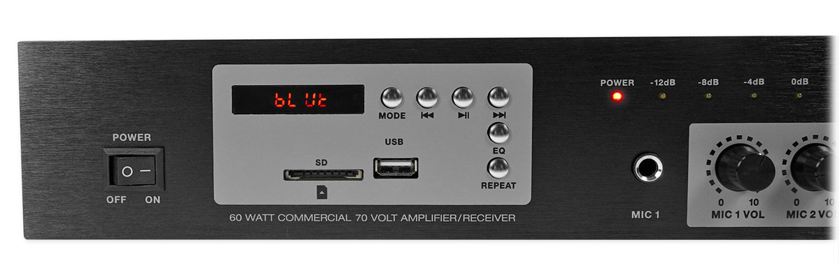Rockville RCS80-1 60W 70V Amplificatore Bluetooth Italia - Foto 2