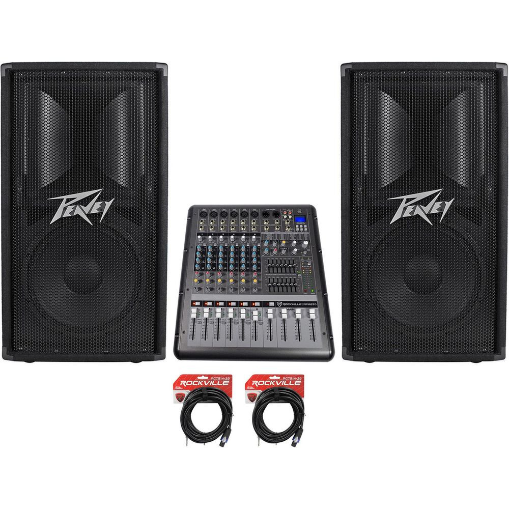 2) Peavey PV112 800 Watt 12