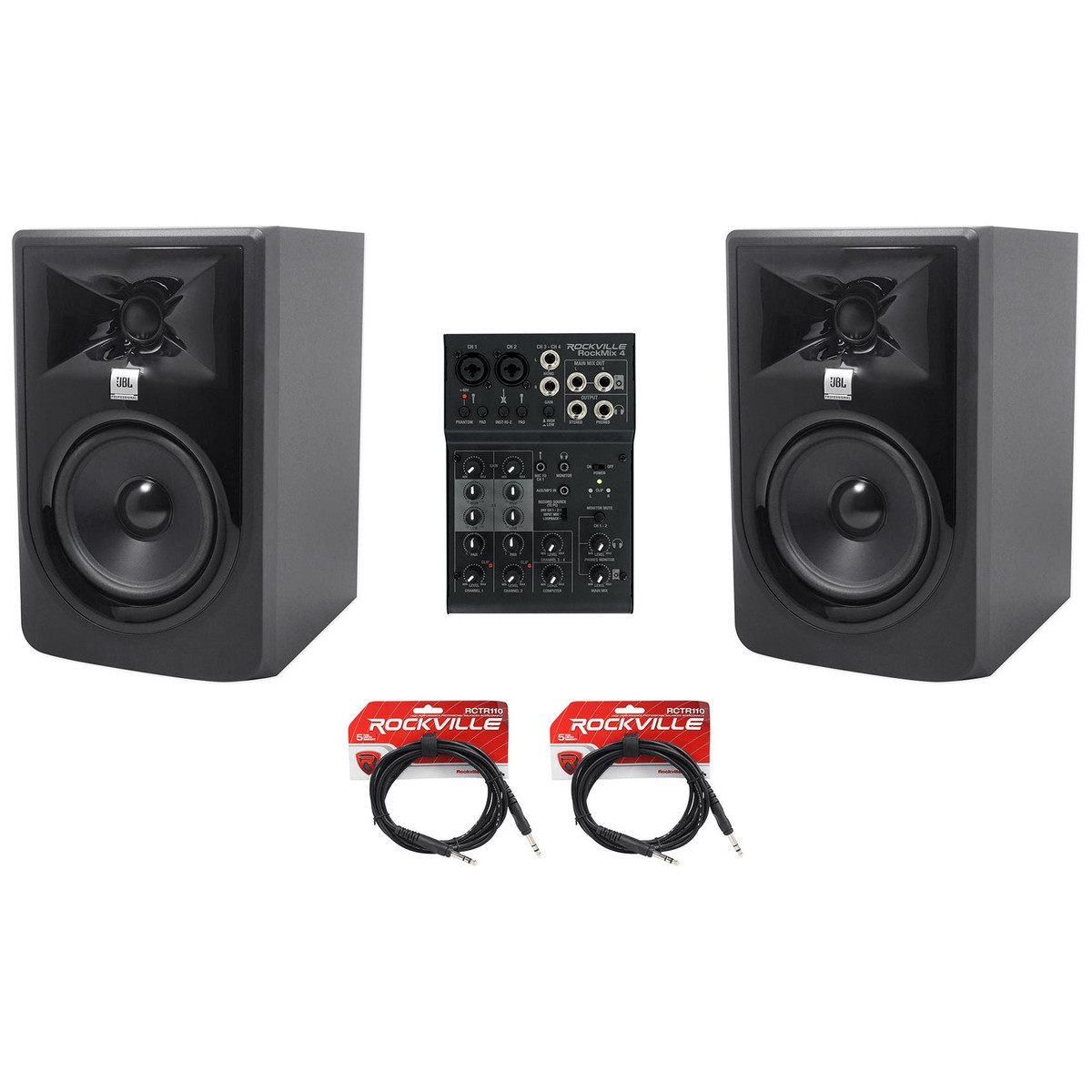JBL 305P MkII スピーカーBehringer UMC22 XM850 2) JBL 305P MkII 5