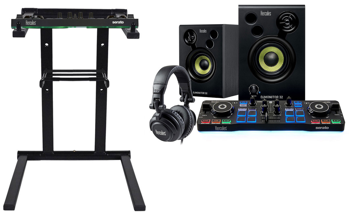 Hercules DJ Starter Kit Black DJ-STARTER-KIT - Best Buy