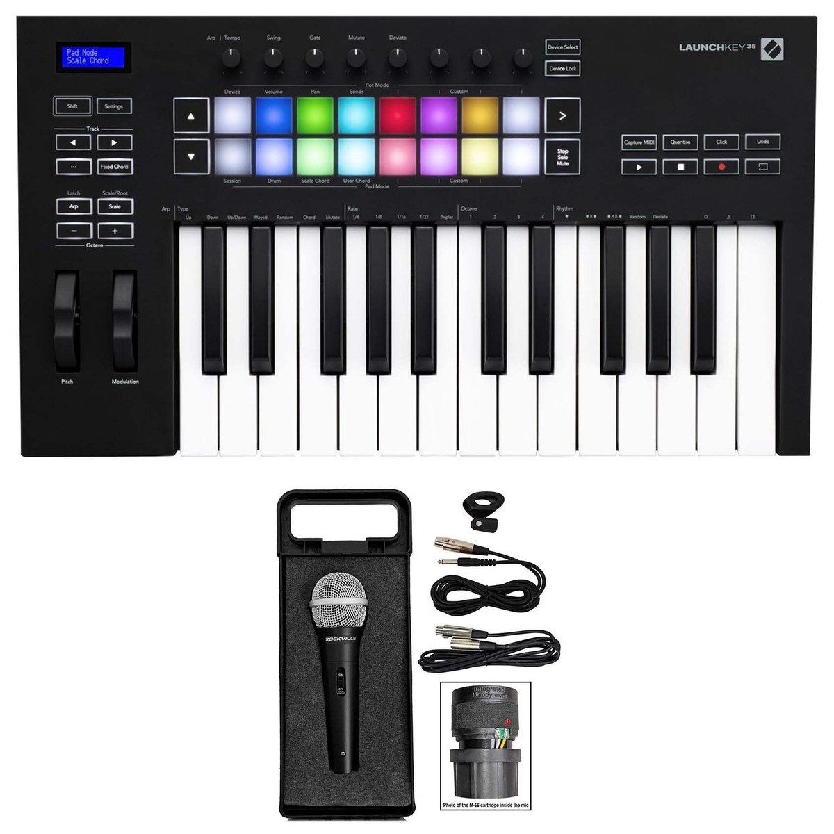 Novation Launchkey 25 MK3 25-Key USB MIDI Ableton Keyboard