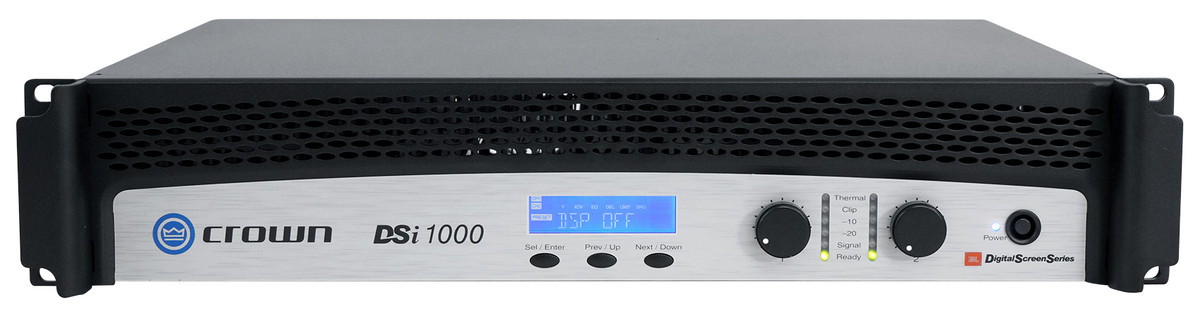 Crown DSI-1000 2-Channel Power Amplifier Cinema Amp 700 Watts Stereo  DSI1000 Rockville Audio