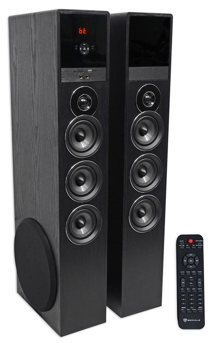 Wooden Bluetooth Speaker SoundBar Subwoofer Home Theater System 10