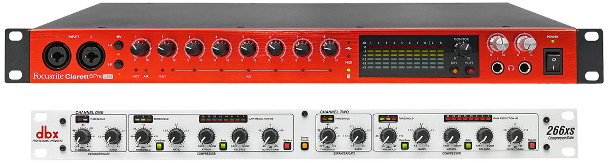 Focusrite Clarett 8Pre USB Audio Recording Interface w/ 8 Mic