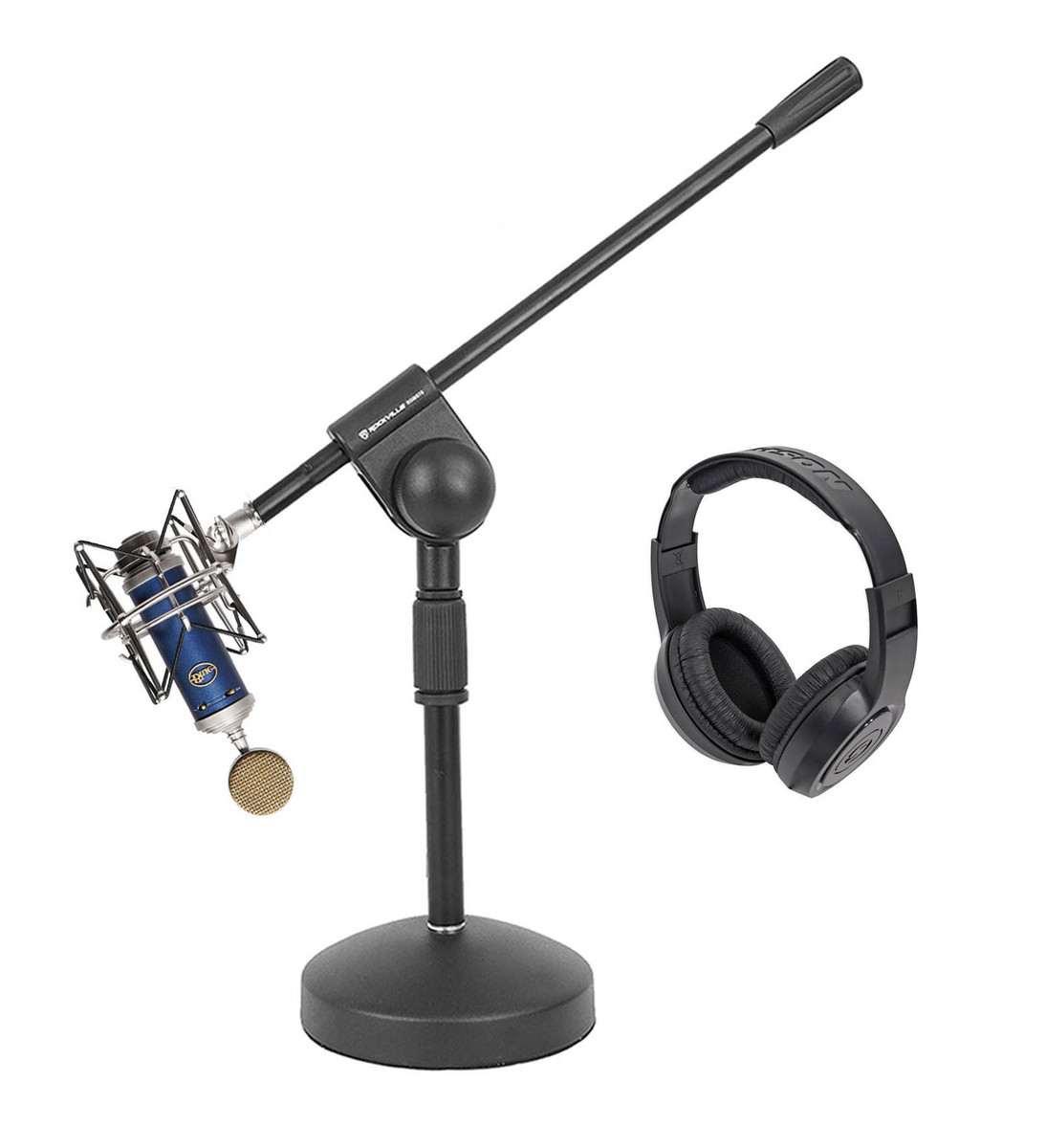 Blue Bluebird SL Studio Condenser Recording Microphone Mic+Headphones+Boom  Stand