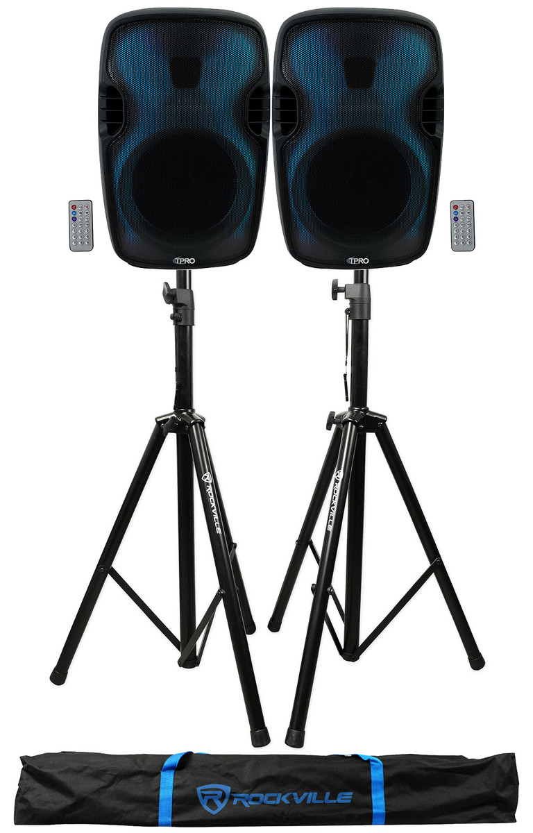 Technical Pro Speaker Set Bluetooth 2) Technical Pro PLIT15 Bluetooth LED  15