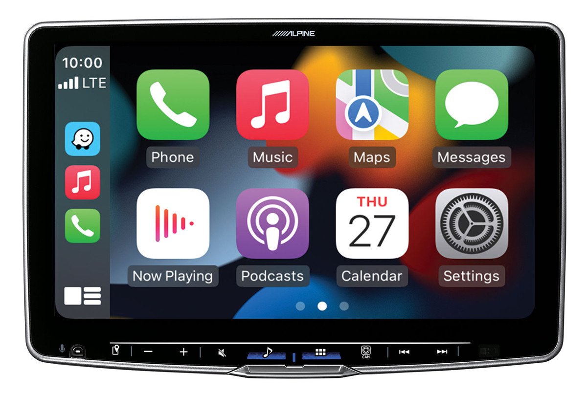 ALPINE iLXF511 11” Car Monitor Receiver w/ Carplay+Android Auto+Party