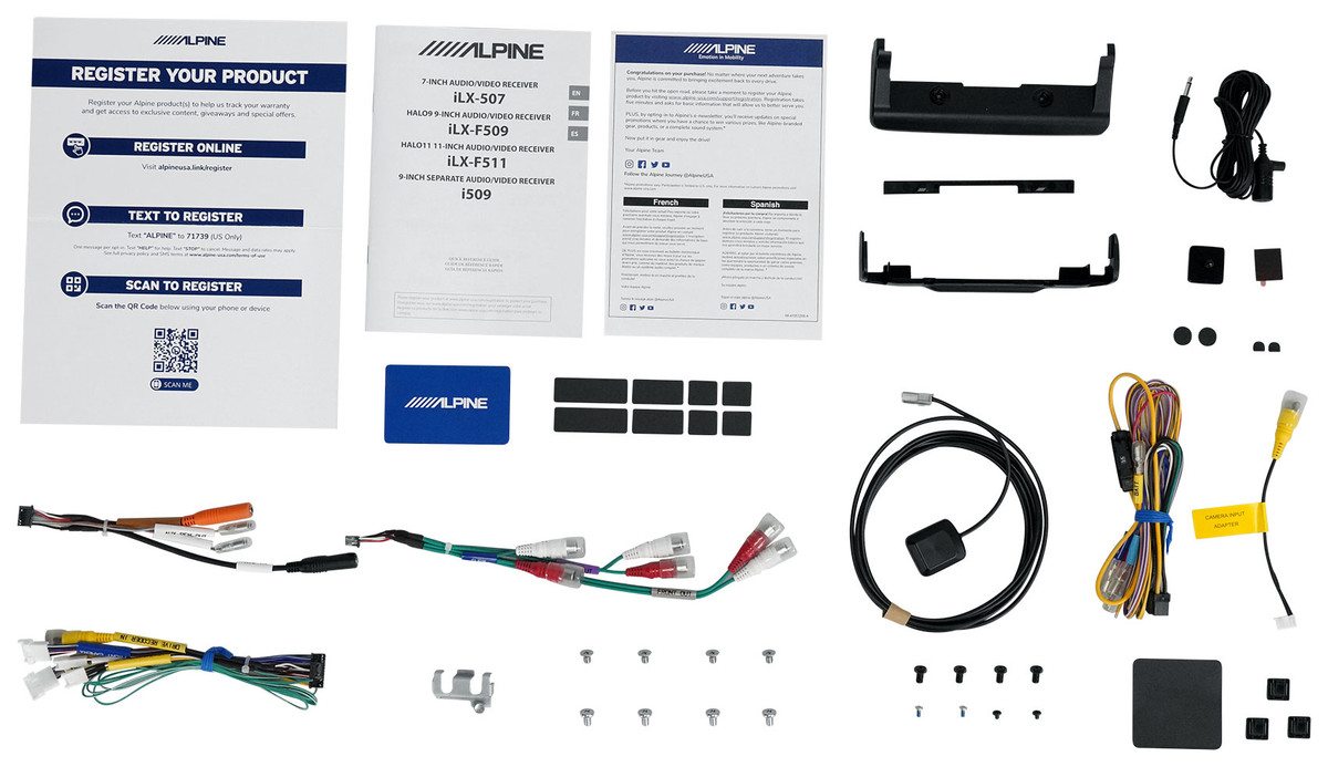 ALPINE iLXF511 11” Car Monitor Receiver w/ Carplay+Android Auto+Party