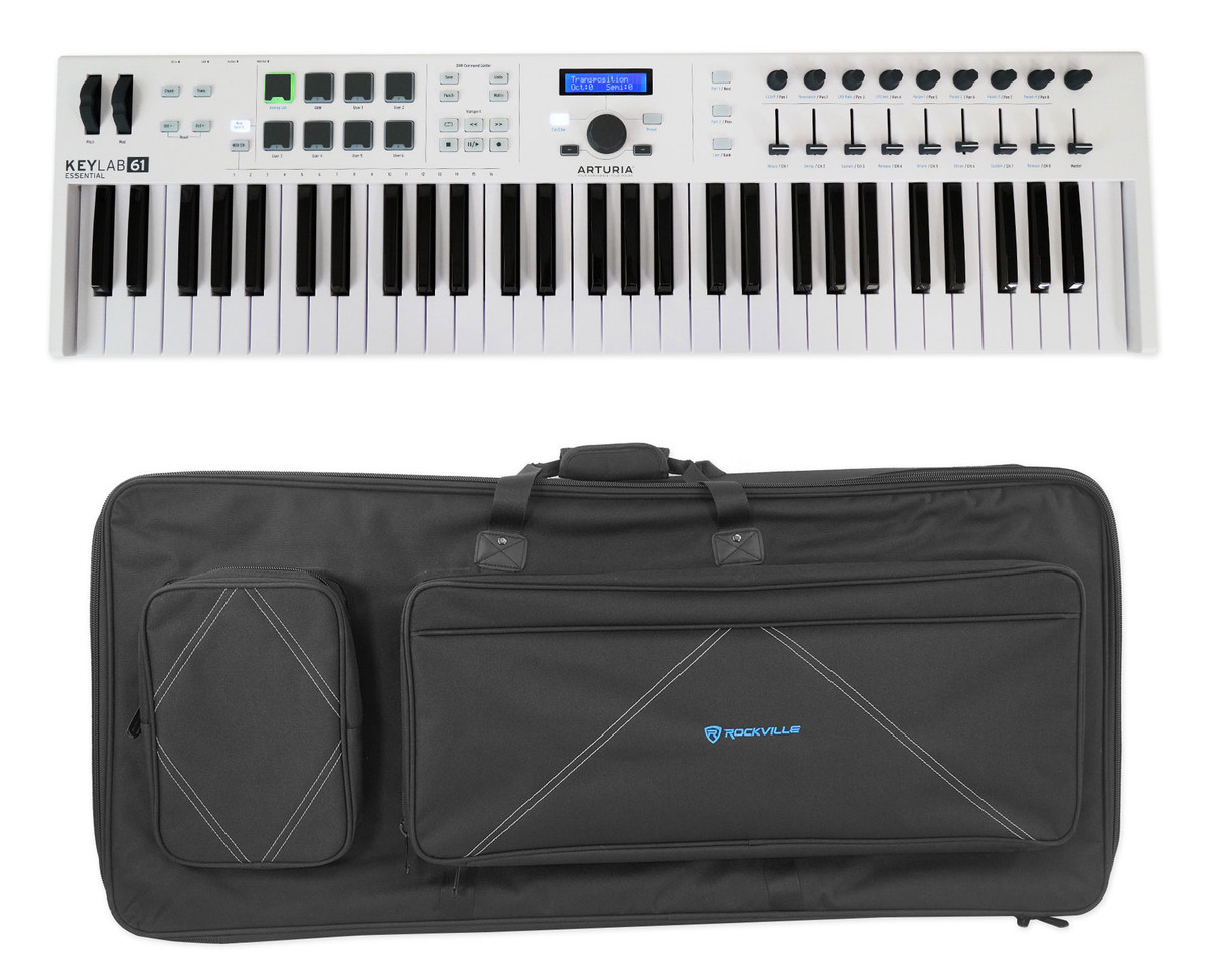 Arturia Keylab Essential 61-Key USB MIDI Keyboard Controller in