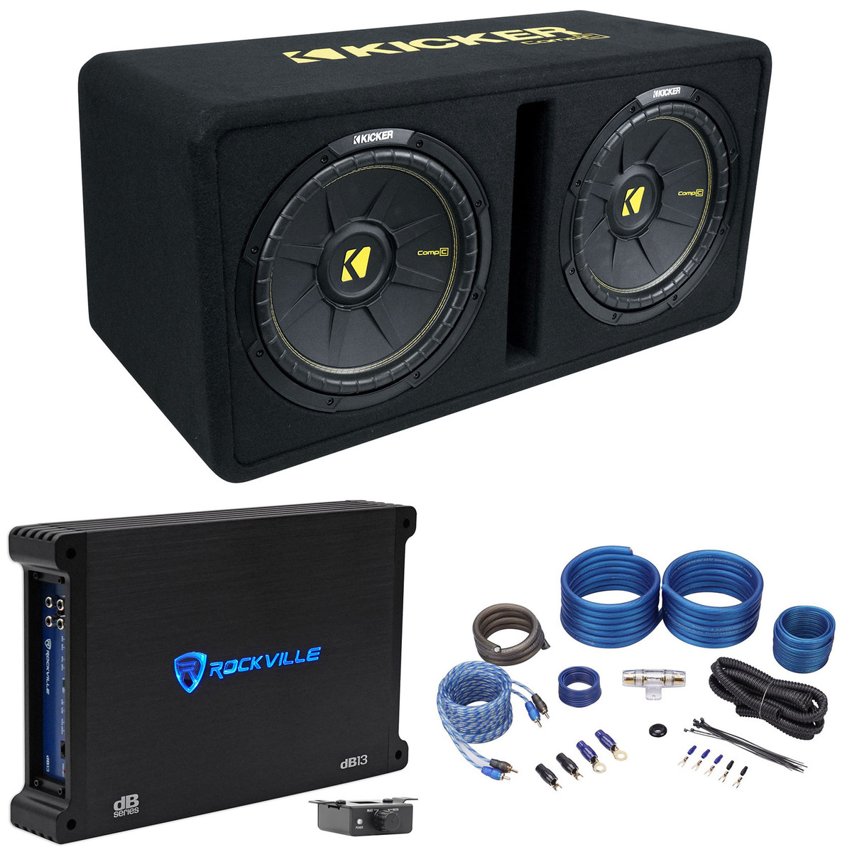 Kicker 44DCWC122 1200w Dual 12