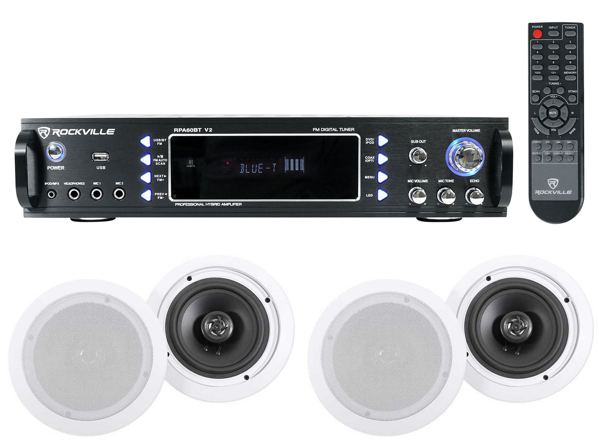 ceiling speakers and receiver