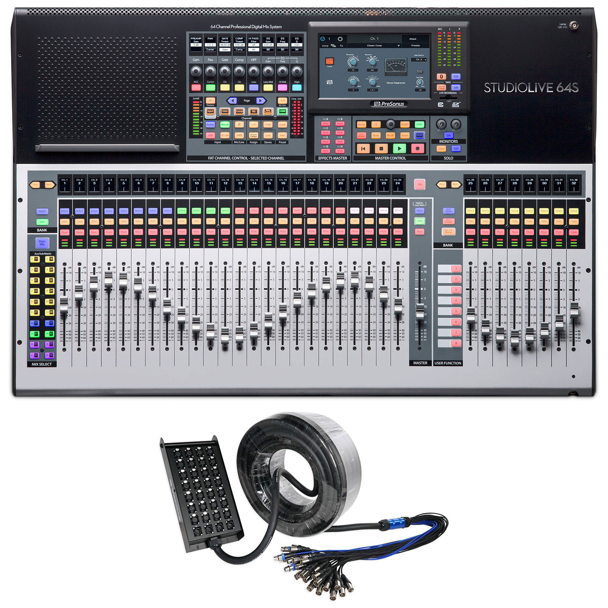 Presonus Digital Mixer/Interface+Snake - Rockville Audio