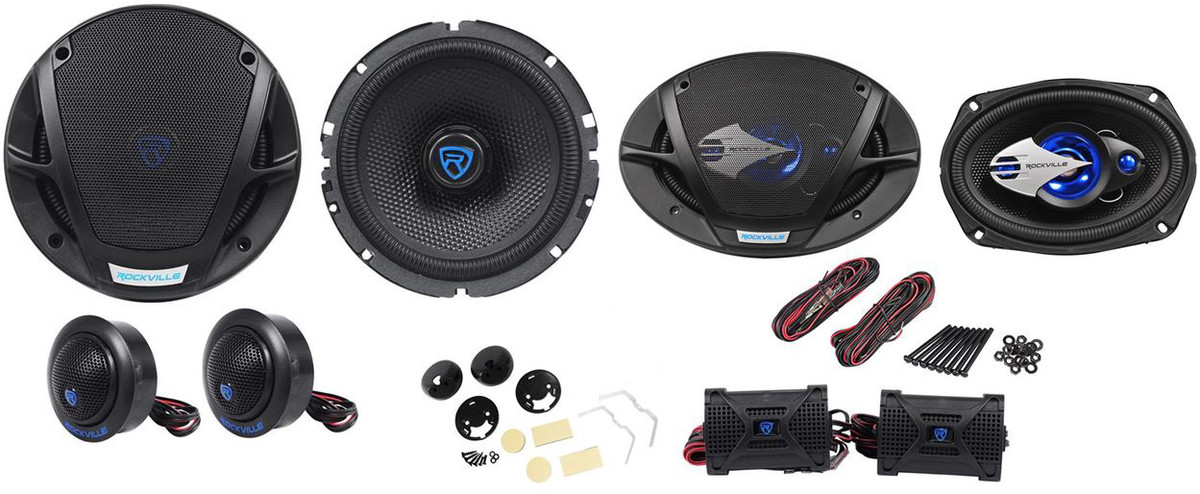 6-1 2 Ft. Speakers Rockville RV65.2C 6.5" Component Car Speakers - 750W Max, 140W RMS, CEA Rated Pair Rockville RV652C Speaker System - Foto 10