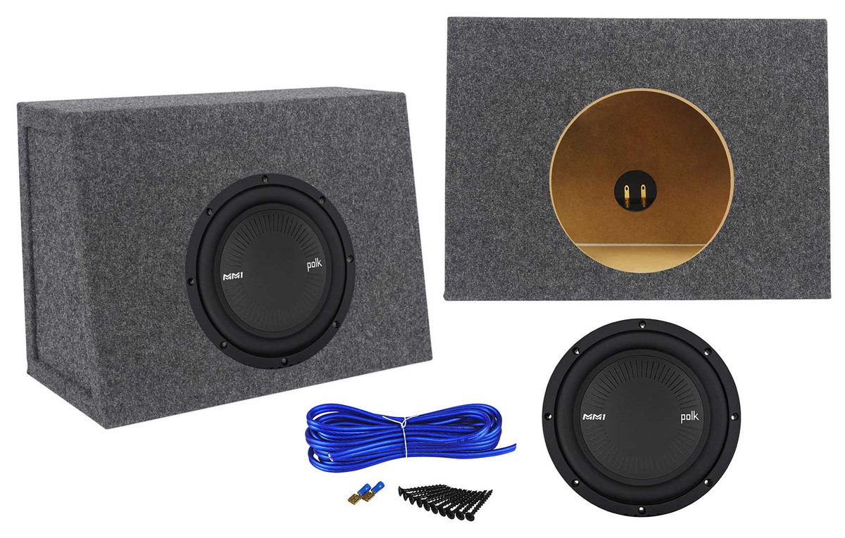 Polk Audio MM842DVC 8” 900w DVC Car Audio Subwoofer Sub+