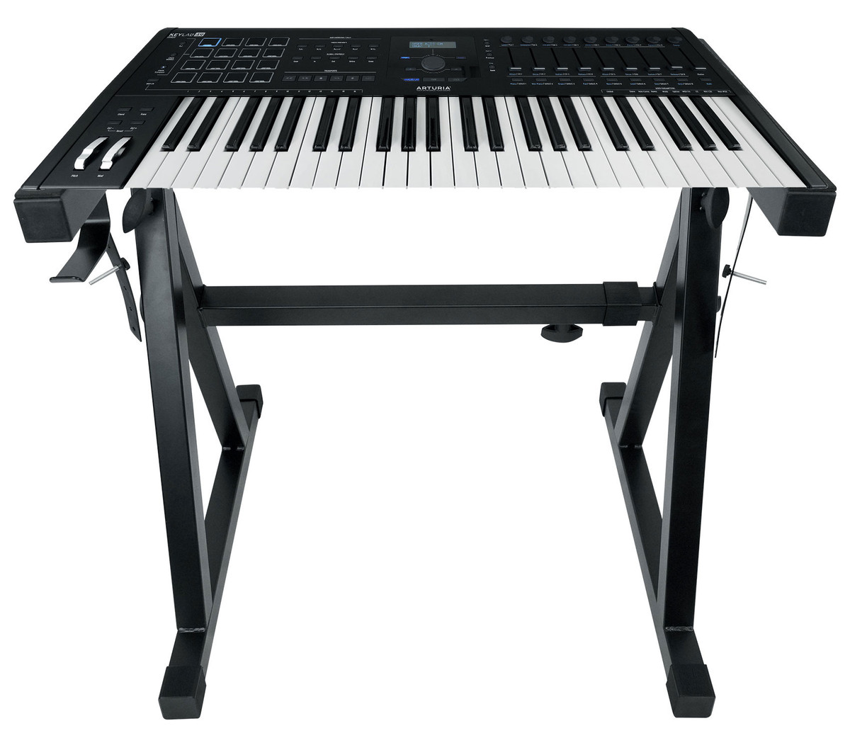 Arturia KeyLab 49 MkII 49-Key Black Keyboard Controller+Z-Style Pro  Stand+Bag