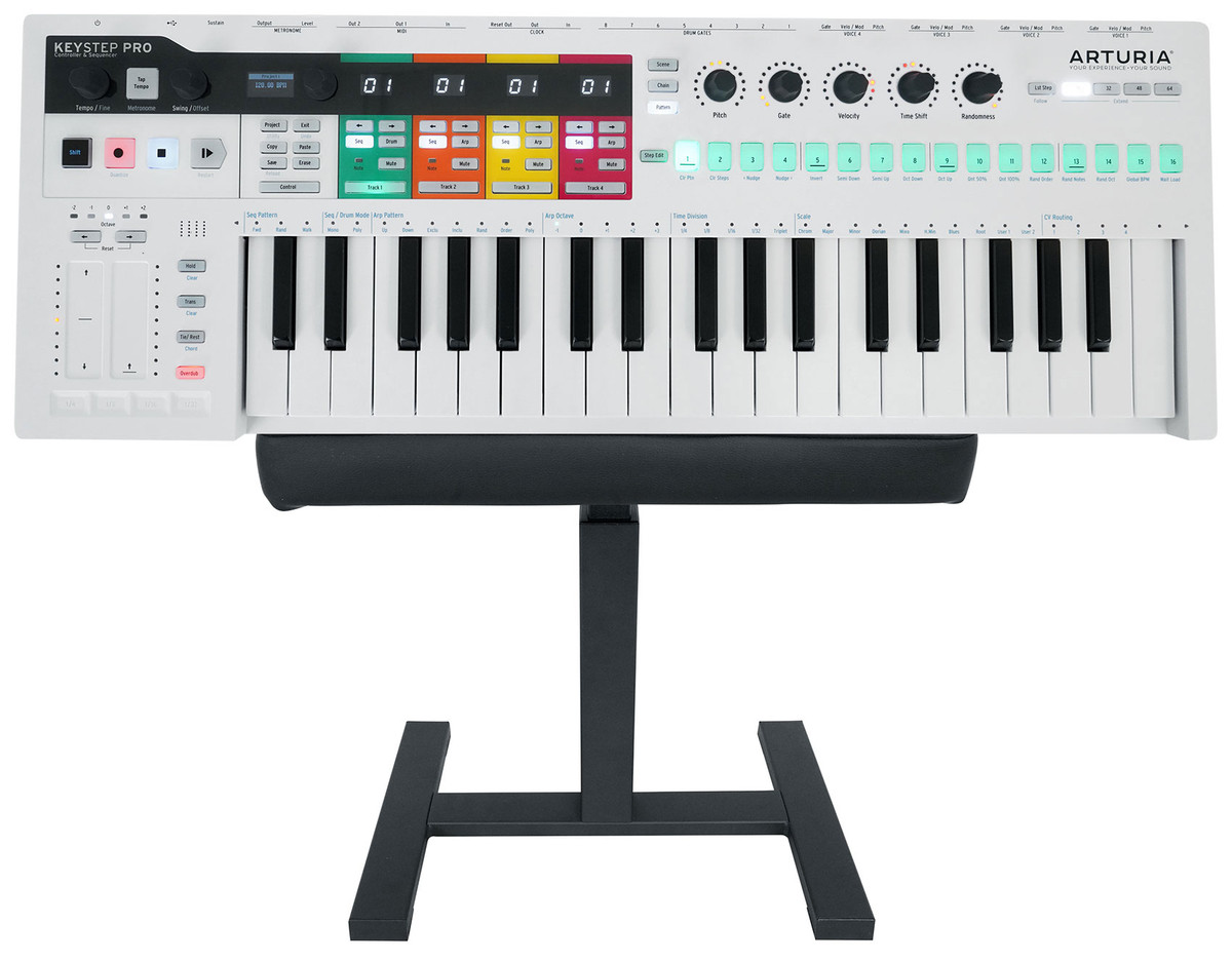 Arturia Keystep Pro Sequencer 37-Key Midi USB Keyboard Controller+Air Lift  Bench