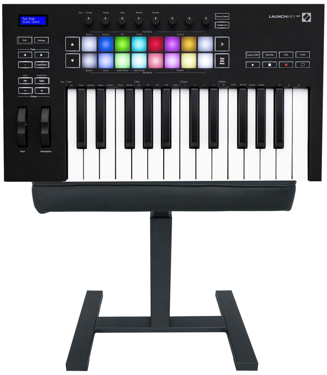 Novation Launchkey 25 MK3 25-Key USB MIDI Keyboard Controller+Air Lift Bench