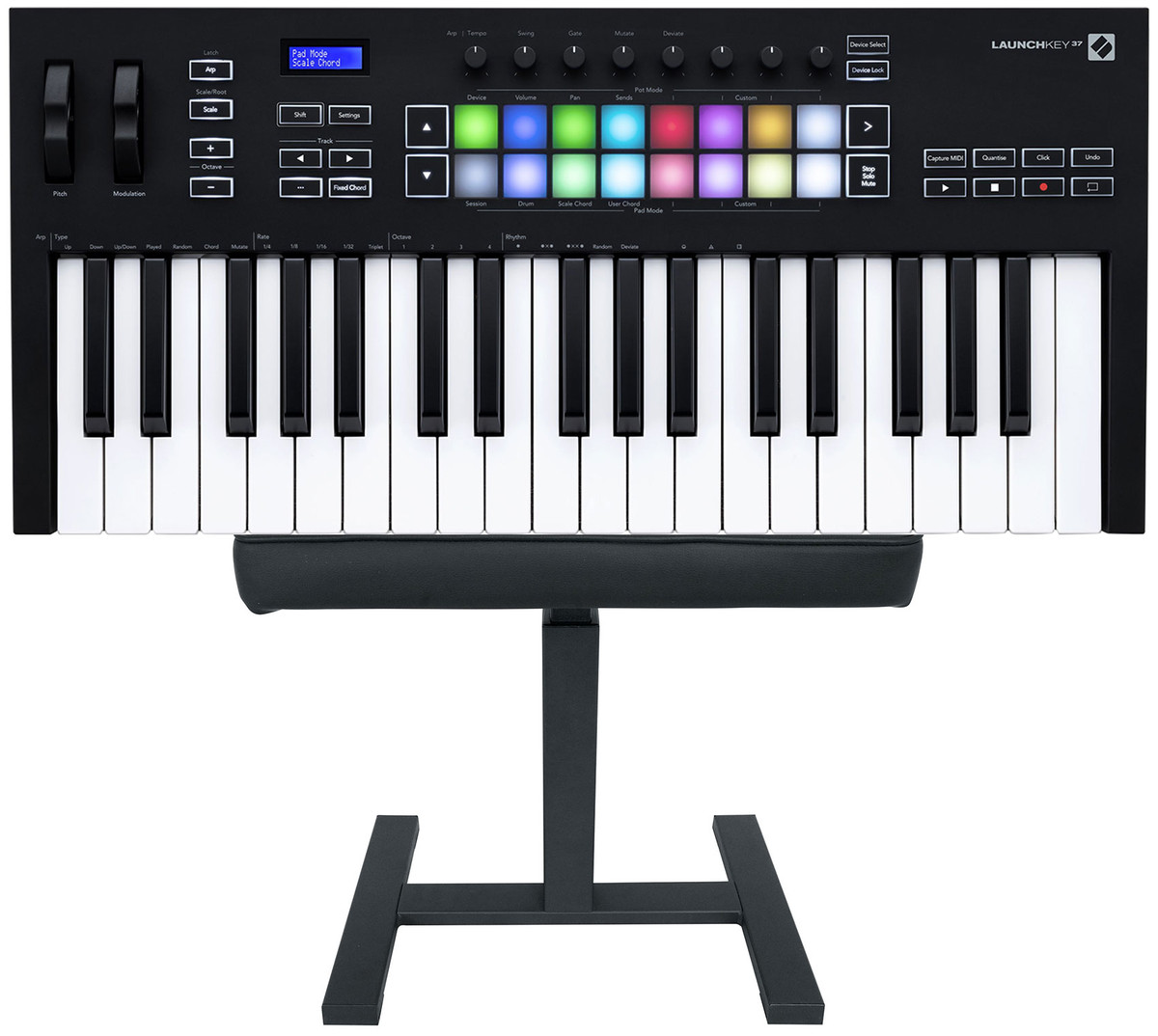 Novation Launchkey 37 MK3 37-Key USB MIDI Keyboard Controller+Air Lift Bench